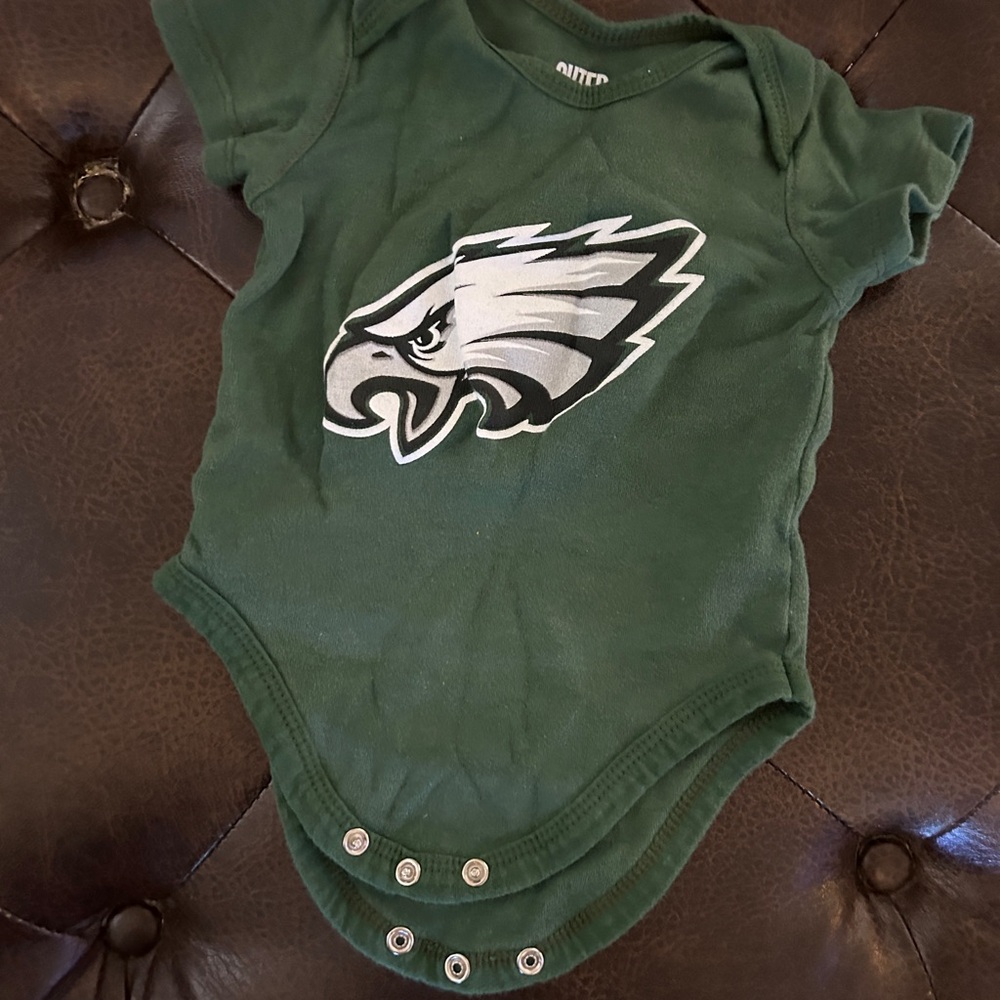 Baby boy Eagles onesie